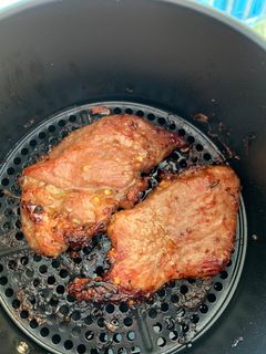 รูปของ สันคอ+ซี่โครงหมูทอด หม้อทอดไร้น้ำมัน จ้า