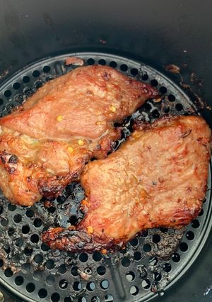 รูปของ สันคอ+ซี่โครงหมูทอด หม้อทอดไร้น้ำมัน จ้า