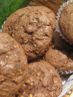 A picture of Zucchini Cocoa Muffin.