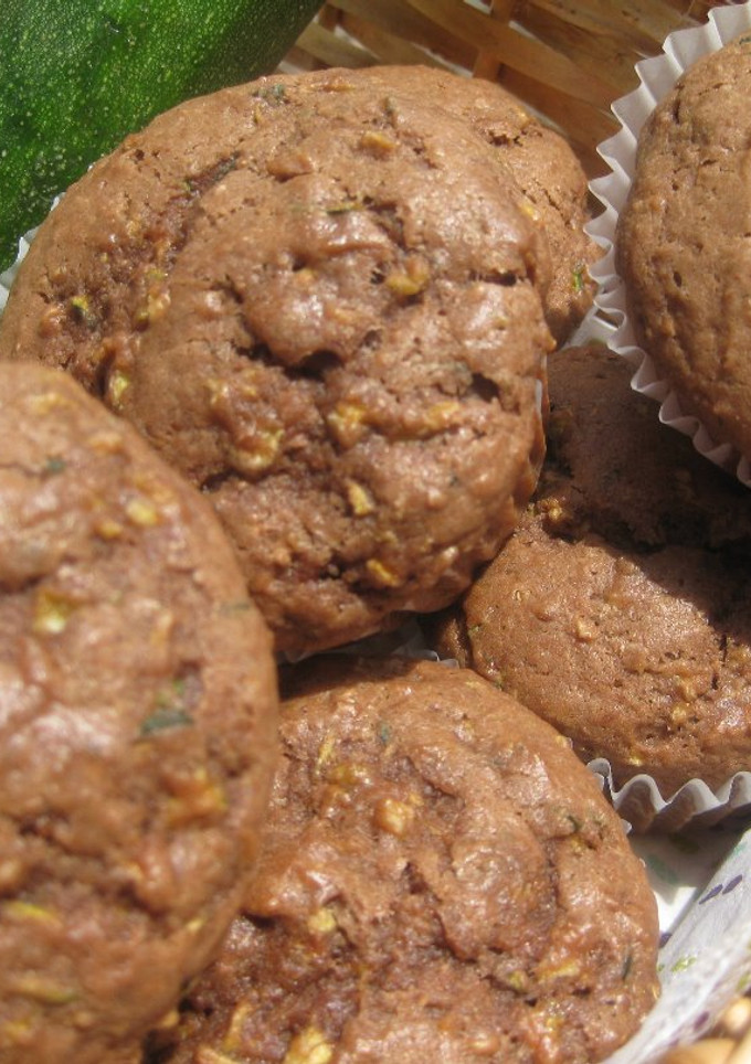 A picture of Zucchini Cocoa Muffin.
