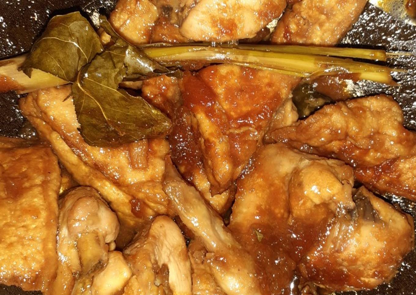 Ayam tahu kecap enak anti ribett