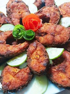 তান্দুরি রুই মাছের ভাজা। রেসিপির প্রধান ছবি