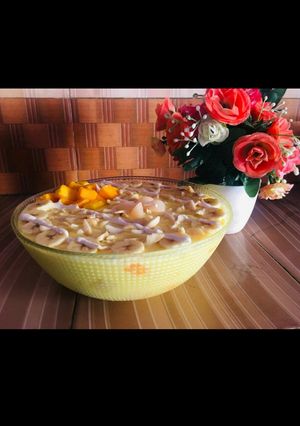A picture of Mango Custard.