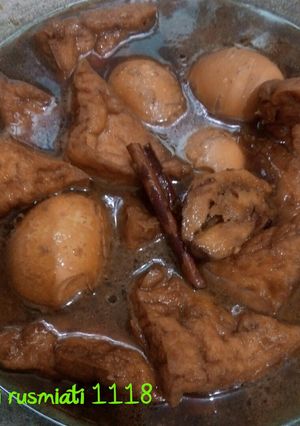 Foto resep Semur telor tahu