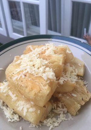 Foto resep Singkong Goreng Keju Merekah Mekrok