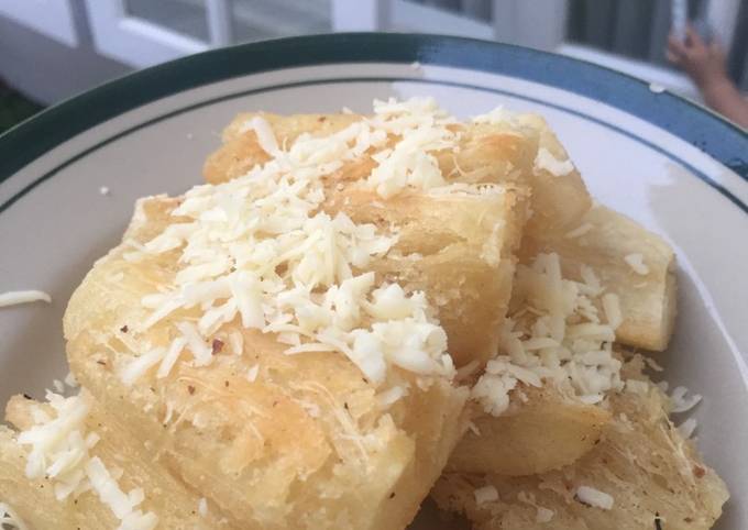 Resep Singkong Goreng Keju Merekah Mekrok yang Lezat
