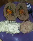 Rollo de carne con vegetales