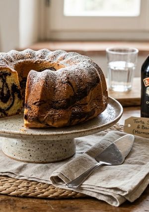 Foto di Torta Marmorizzata Sambuca e Baileys