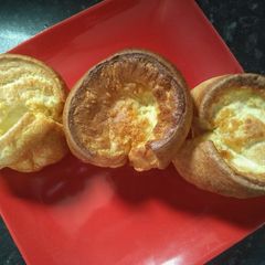 A picture of Yorkshire Puddings.