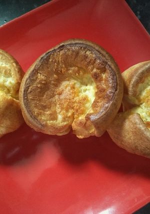 A picture of Yorkshire Puddings.