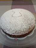 Torta di grano saraceno con confettura extra di sambuco