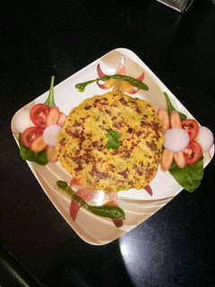 A picture of Chana dal pancakes.