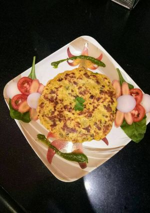 A picture of Chana dal pancakes.