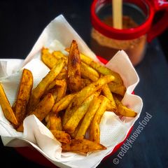 A picture of Peri Peri Fries -spicy & crispy.