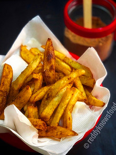 A picture of Peri Peri Fries -spicy & crispy.