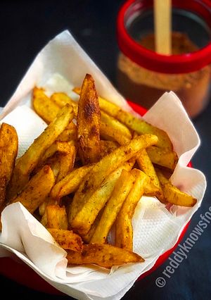 A picture of Peri Peri Fries -spicy & crispy.