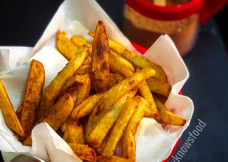 Recipe of Award-winning Peri Peri Fries -spicy & crispy