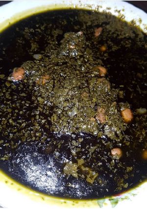 عکسی از دستور قورمه سبزی