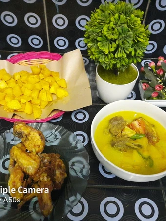Cara Mudah Menyiapkan Resep Soto daging sapi dan ayam santan kuning 😂😍 yang Bisa Manjain Lidah Anti Ribet, Mantap
