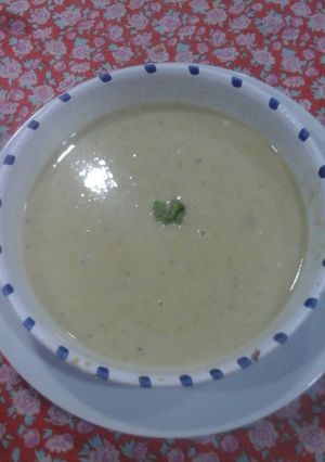 صورة لوصفة 🍲حساء الخضر والدجاج اللذيذ🍲