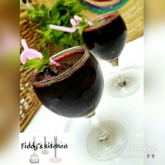 A picture of Special zobo drink🍷🍷.