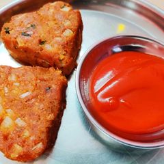 A picture of Soya Chunks Kabab.