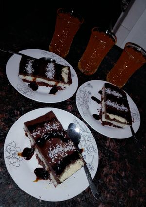صورة لوصفة كيكة الباونتي الباردة