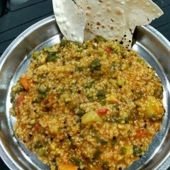 Multi Grain Healthy Vegetable Khichdi A picture of Multi Grain Healthy Vegetable Khichdi.