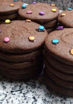 Una foto de Galletitas de chocolate con sorpresa!