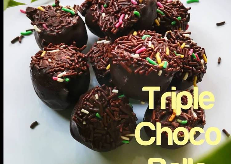 Resep: LezatTriple Choco Balls