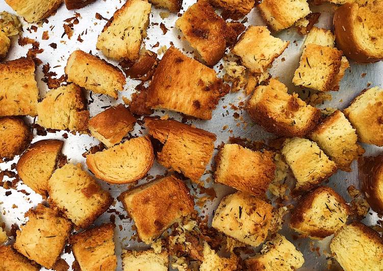 Homemade Croutons (Roti kering)