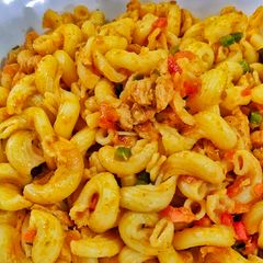 Chicken pasta 🍝 A picture of Chicken pasta 🍝.