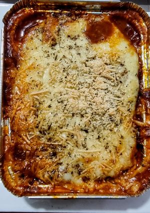 Una foto de LASAGNA Con🍆🍆Berenjenas asadas y queso🧀Pepper Jack...!🥵