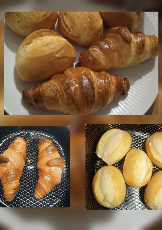 Airfryer (Heißluftfritteuse) - fagyasztott péksütemények recept fotója