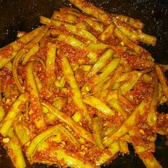 A picture of #Ramadan.. Guwarfali ki sabji.