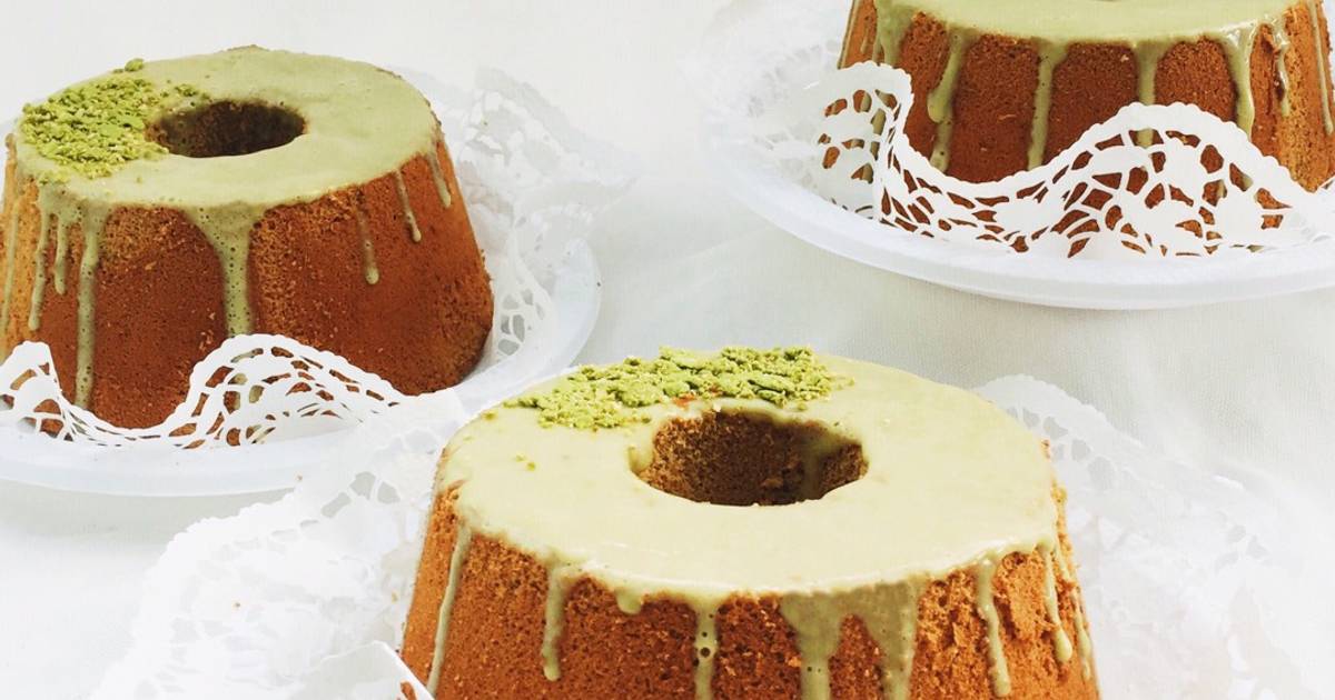 Resep Matcha Chiffon Cake Japanese Green Tea Chiffon Cake Oleh Christine Triyana Djiono Cookpad