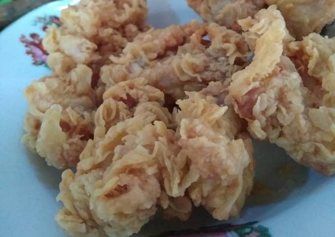 Resep Ayam goreng tepung renyah ala ayam kfc oleh Nur Kholilah - Cookpad