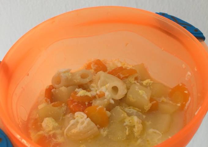 Standar Bagaimana cara membuat Sup Makaroni Eggdrop - MPASI dijamin spesial