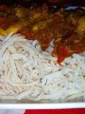 Taliyan hausa with fish sauce