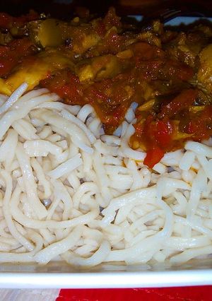 A picture of Taliyan hausa with fish sauce.