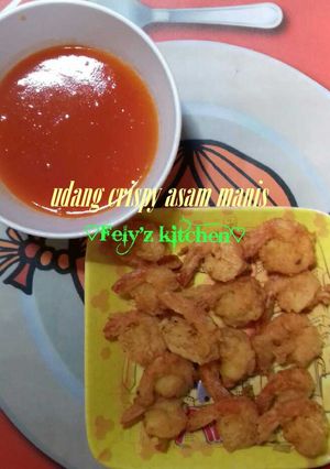Foto resep Udang crispy asam manis