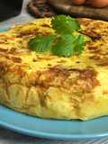 Tortilla española de patatas - Tortilla di patate spagnola
