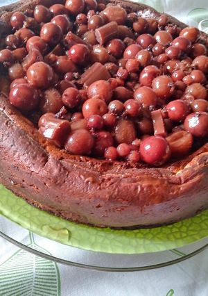 Una foto de Cheesecake de frutos rojos