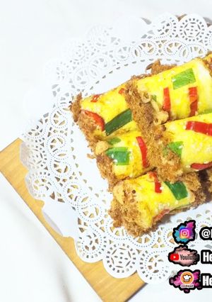 Foto resep Roti gulung abon roti tawar