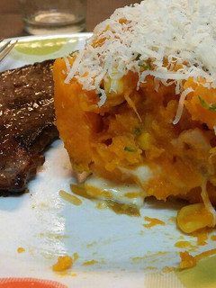 Una foto de Calabaza rellena al horno
