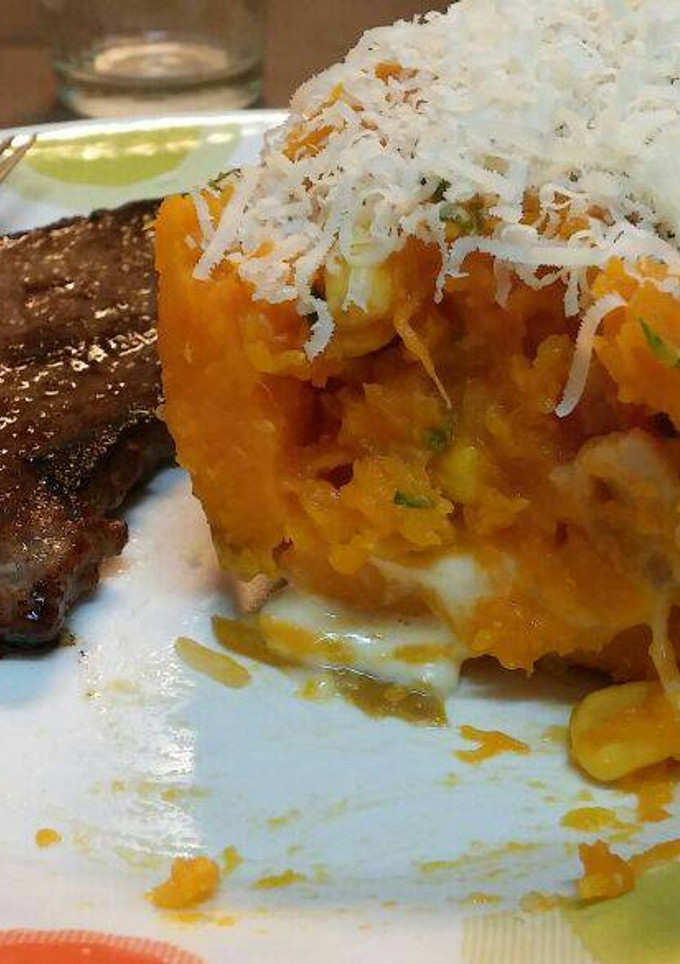 Una foto de Calabaza rellena al horno