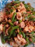 Tumis Buncis Tahu Cumi Tauco Pedas Nampol