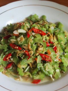 Foto resep Tumis Pare Udang Rebon