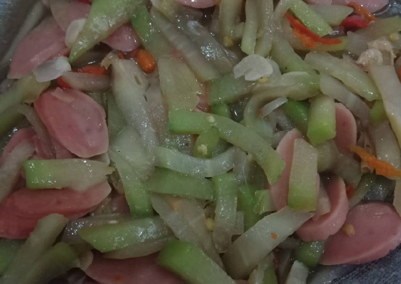 Tumis Labu - Sosis