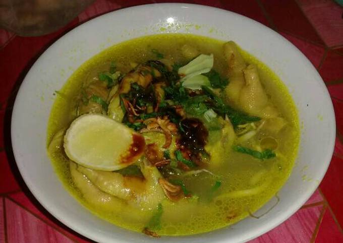 Soto bening ceker ayam